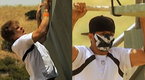 Ninja Warrior: American Ninja Warrior: Orosco and Flip Cliff Hanging