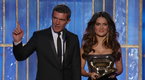 Golden Globes: Ricky Introduces Antonio and Salma