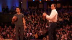 Late Night with Jimmy Fallon: Football Target Toss With Drew Brees and Taylor Lautner
