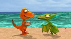 Dinosaur Train: Great Big Stomping Dinosaur Feet! / Diamond Anniversary (season 1, episode 34)