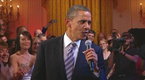 The Obama Administration: President Obama Grabs the Mic and Sings Again